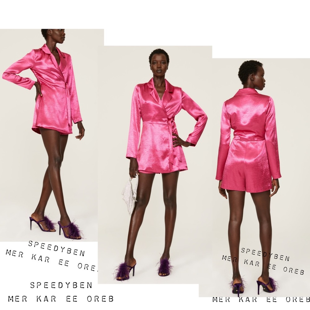 Louna Long Sleeve Pink Romper Size 8 - Picture 1 of 13
